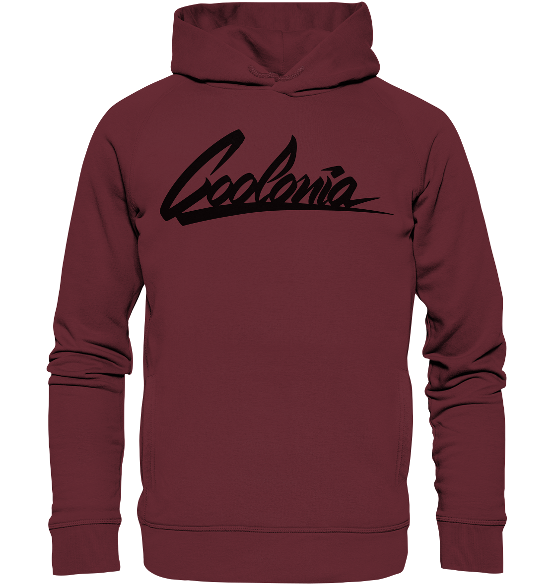 Coolonia Hoodie Basic print - Organic Fashion Hoodie