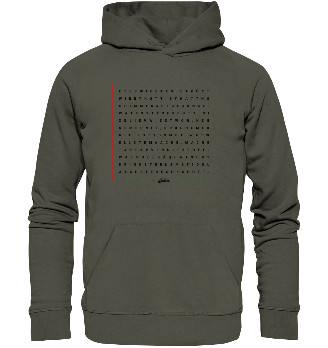 Grundgesetz - Organic Hoodie