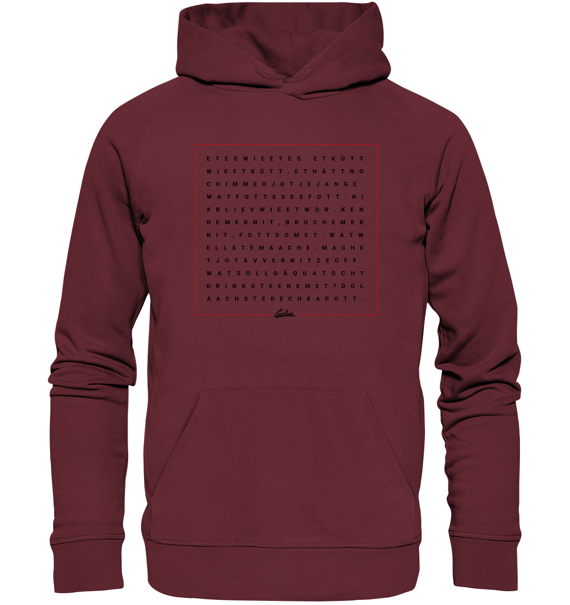 Grundgesetz - Organic Hoodie