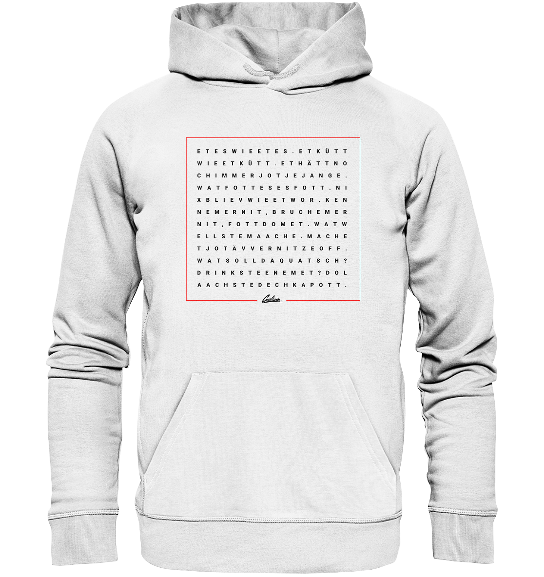 Grundgesetz - Organic Hoodie