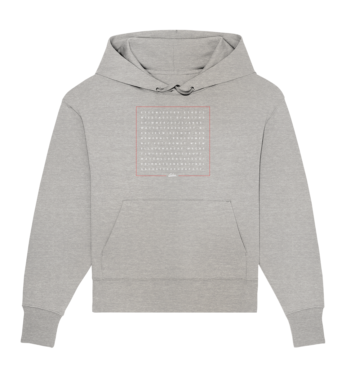 Grundgesetz - Organic Oversize Hoodie