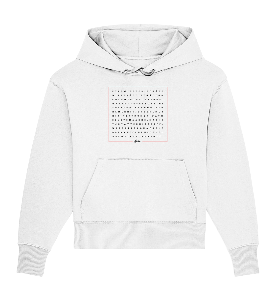 Grundgesetz - Organic Oversize Hoodie