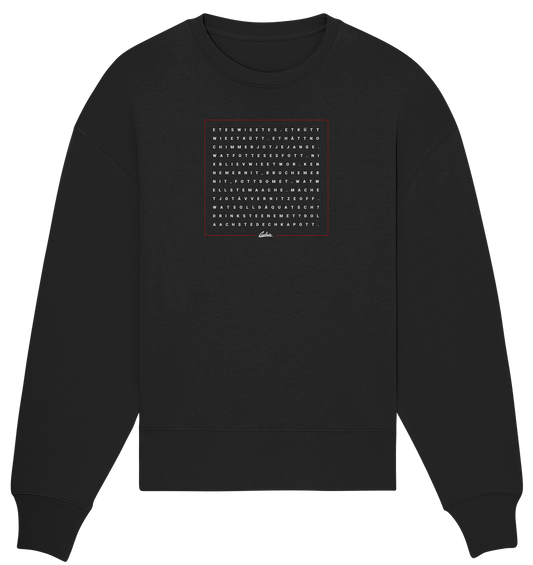 Grundgesetz - Organic Oversize Sweatshirt