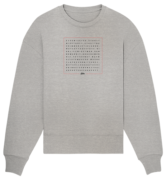 Grundgesetz - Organic Oversize Sweatshirt